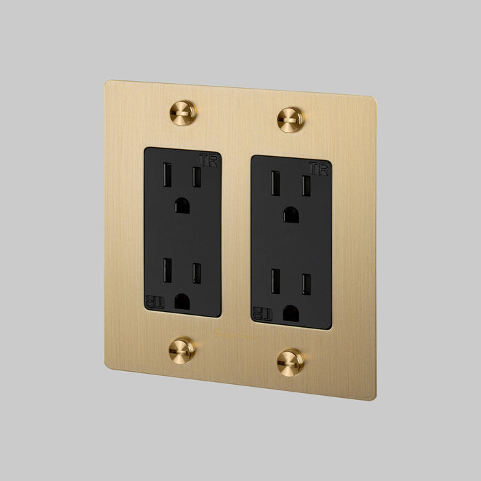 Buster + Punch 2 Gang Duplex Outlet
