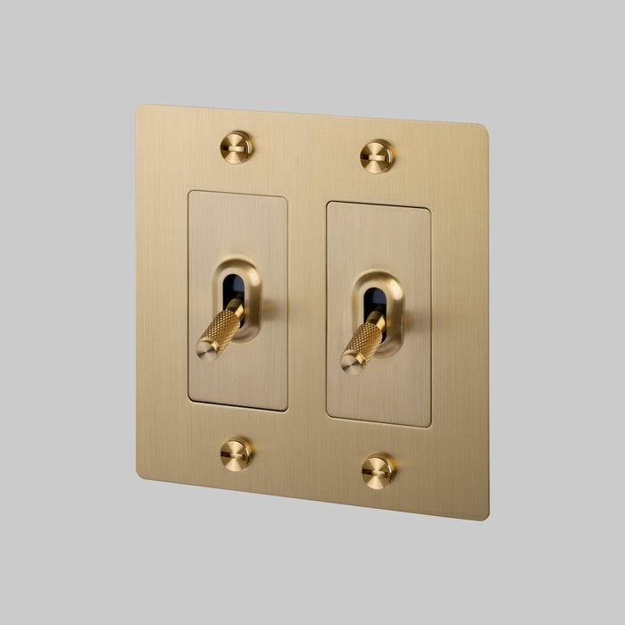 Buster + Punch 2 Gang Toggle Switch