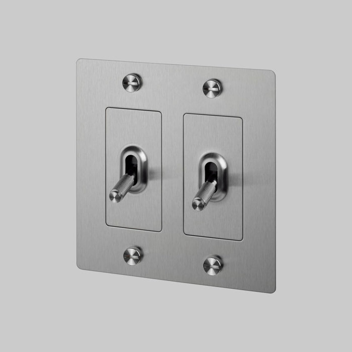 Buster + Punch 2 Gang Toggle Switch
