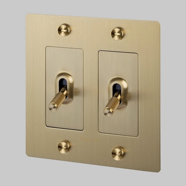 Buster + Punch 2G Toggle Switch | With Logo Cross Knurl