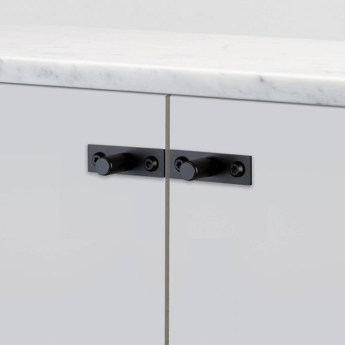 Buster + Punch Furniture Knob Plate / Linear, Set of 2