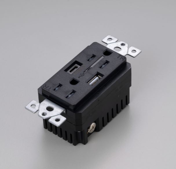 Buster + Punch Duplex Outlet Module | 2 USB A + C
