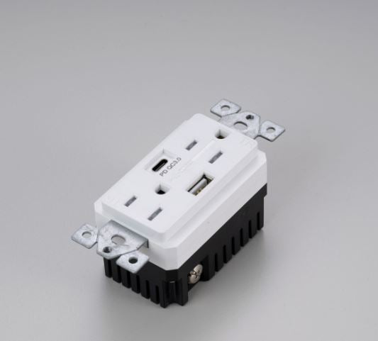 Buster + Punch Duplex Outlet Module | 2 USB A + C
