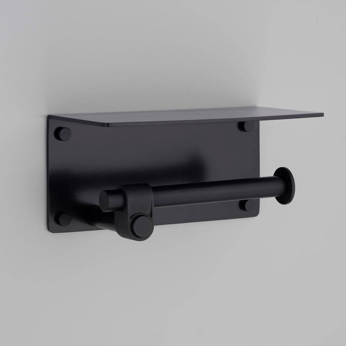 Buster + Punch Toilet Roll Holder | With Shelf | Cast