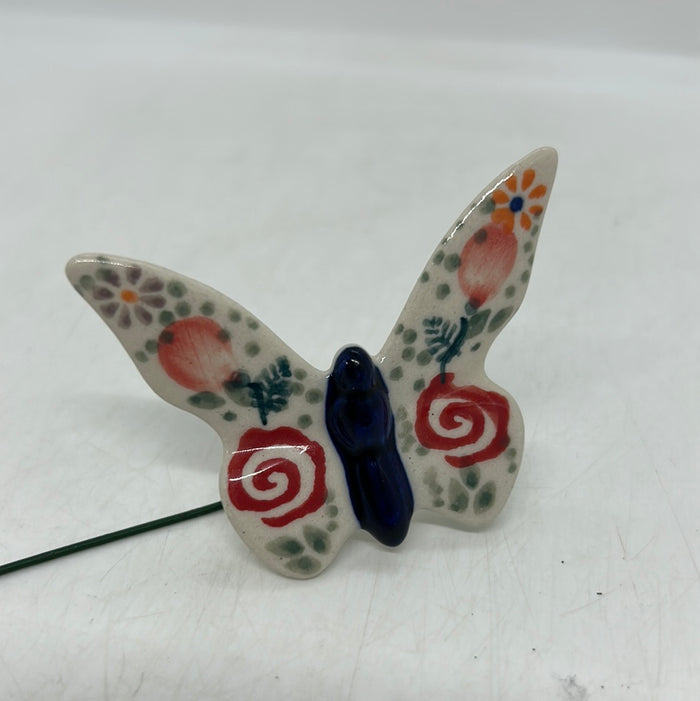 Butterfly Figurine on a Metal stick - EO38