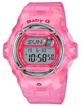 Casio Baby-G "Neo Retro" Series - Translucent Pink - Digital - 200M - BG169R-4E