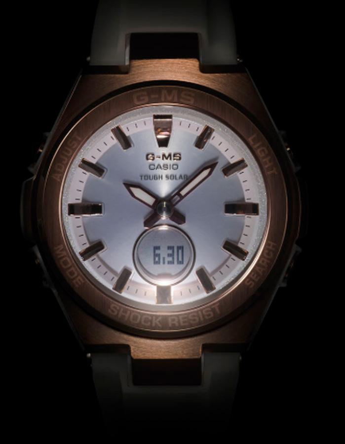 Casio G-Shock G-MS Womens Watch - Rose Gold-Tone - Afterglow - Solar Powered - MSGS200G-1AA_bacf6a8d-1a39-4a8c-aea0-7bf85138a90e