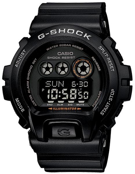 Casio G-Shock Mens Classic - Black Case, Dial and Strap - Flash Alert & Buzzer - GDX6900-1