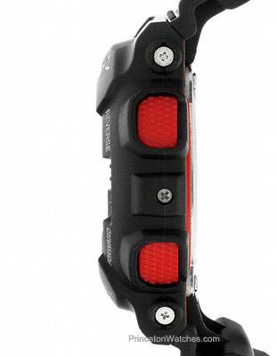 Casio XL G-Shock - Black and Red - Magnetic Resistant - World Time - 200m - GA100-1A4C
