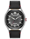 Citizen DRIVE WDR Mens Watch - Black & Stainless - Black Dial - Date - Leather - AW1148-09E
