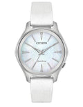 Citizen Eco-Drive L Modena Billie Jean King Edition - White Vegan Leather Strap - EM0598-01D_dfcf9265-31d3-404d-bf96-539a67424e19
