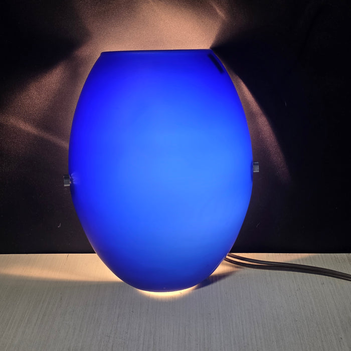 Cobalt Blue Tulip Sconce 9"x3.5"x7"