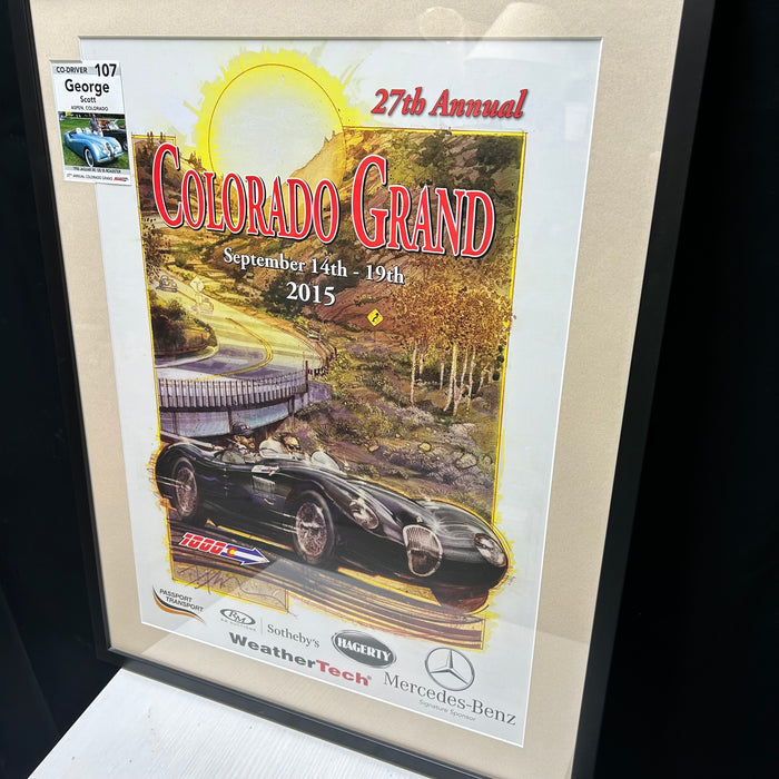 Colorodo Grand 27th Annual Poster With George Scott Of Aspen 23"x 29"
