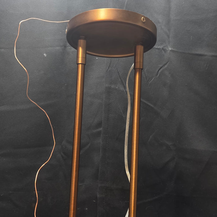 Copper Modern Pendant Single Light Chandelier 20"Dx66"