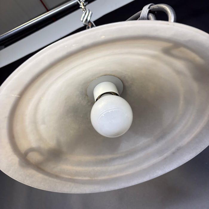 Corbet Lighting 1-Light Deep Smoke Knotted Metal with Glass Ceiling Pendant 16” Diameter 20”
