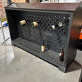 Custom Wine Cabinet 75"x 52"x 24" Double Sided