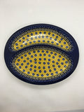 Dish ~ Divided ~ 8 x 9.75 inch ~ 859X ~ T3!