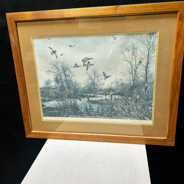 Eldridge Hardie 1976 Numbered 226/450 Signed Print Ducks Unlimited 30.5"x 25"