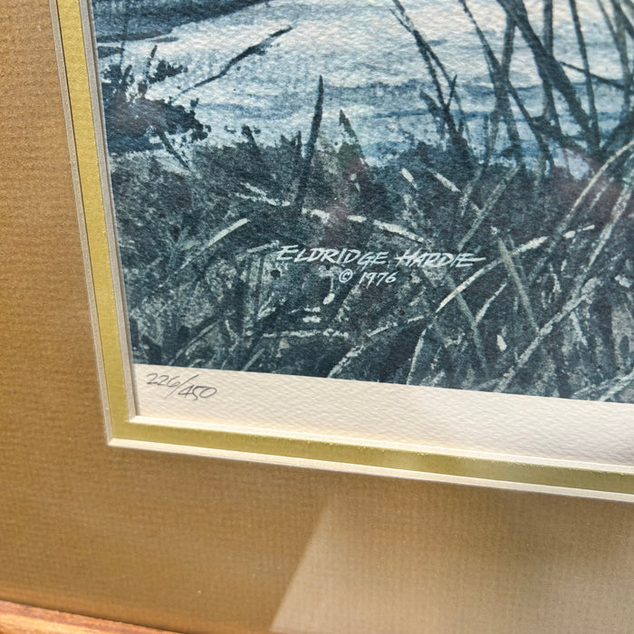 Eldridge Hardie 1976 Numbered 226/450 Signed Print Ducks Unlimited 30.5"x 25"
