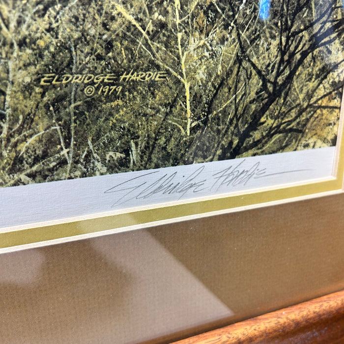 Eldridge Hardie 1979 Numbered 226/450 Signed Print November Bobwhite Quail 30.5"x 25"
