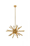 Elegant Lighting 1141G38BB Maxwell 14-Light Chandelier | Burnished Brass