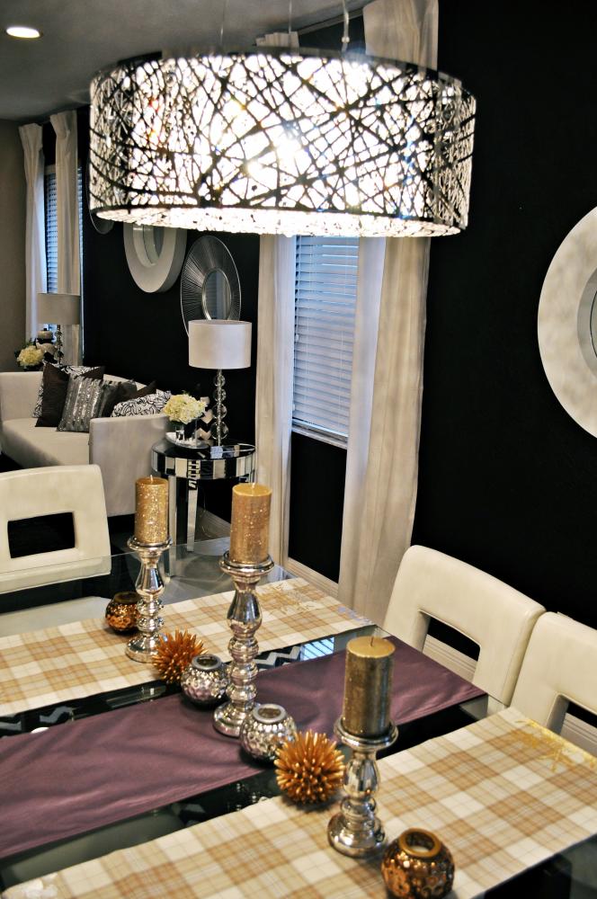 ET2 E21308-10PC Inca 9-Light Pendant | Polished Chrome
