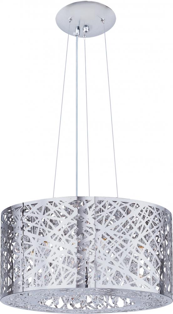 ET2 E21309-10PC/BUL Inca Multi-Light Pendant | Polished Chrome
