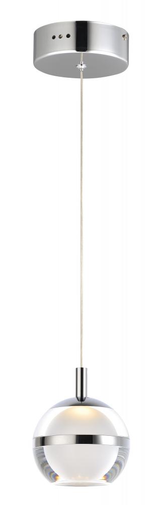 ET2 Swank 4.5" Mini LED Pendant Chrome -Model E24591-93 PC