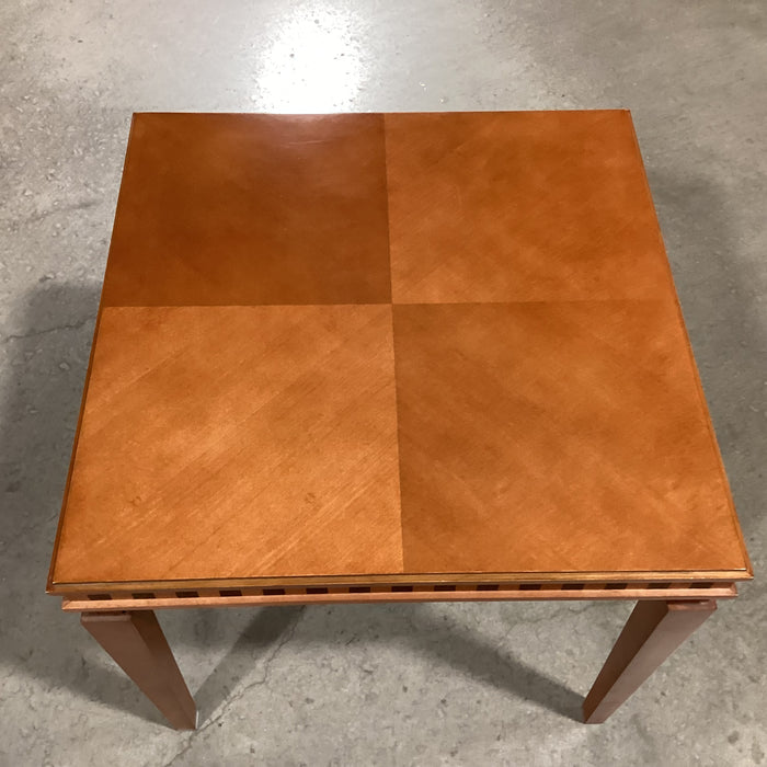Finished & Wood with Black Side Detail 24"x 24"x 22.5"