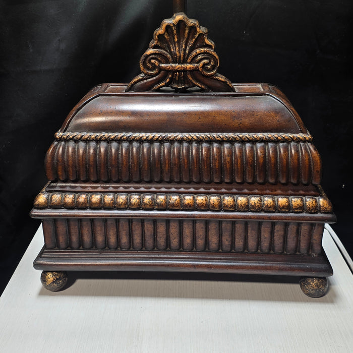 French Regency Style Rectangle Lamp 20"x10"x30"