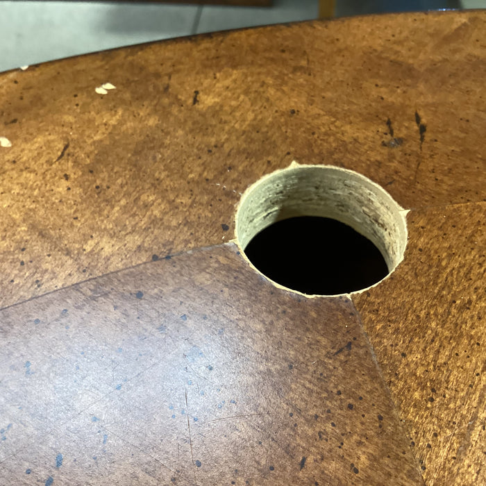 Furniture Land South Round Finished Veneer & Wood 1 Drawer Accent Table 36" Diameter x 30"
