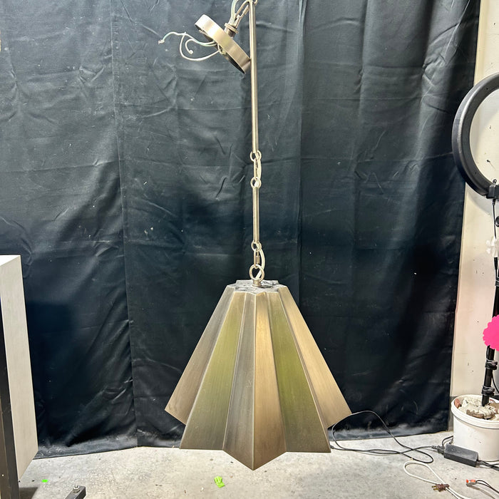 Gabby Stainless Steel Flower Pendant Light 16"x 36"