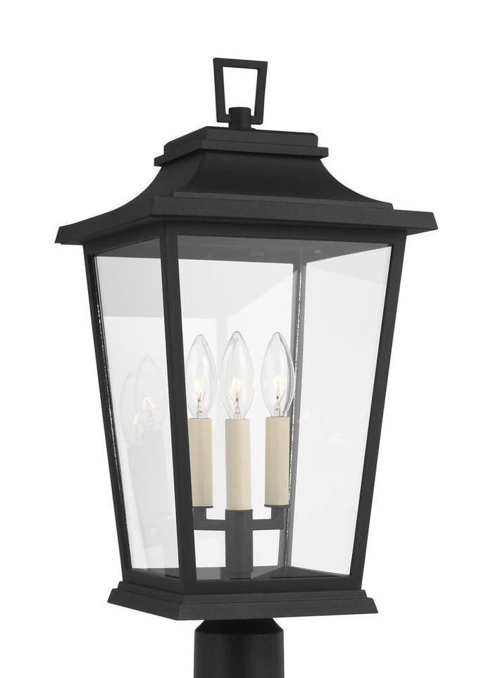 Generation Lighting - Warren Post Lantern in Black - Model OL15407TXB