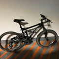 Gravity Black Full Suspension, 27 Speed Mountain Bike