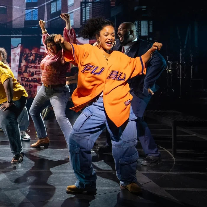 HELL'S KITCHEN X FUBU Orange Baseball Jersey