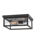 Hinkley 12193BK Beckham Small Outdoor Flush Mount | Black