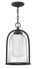Hinkley 2612DZ Quincy Large Hanging Lantern | Aged Zinc