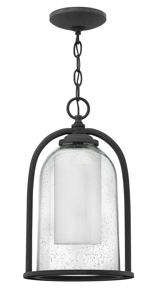 Hinkley 2612DZ Quincy Large Hanging Lantern | Aged Zinc