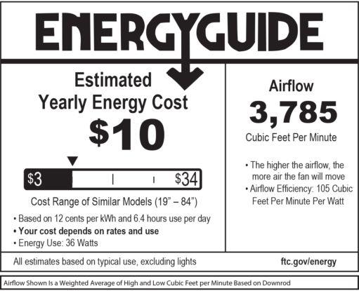 Hinkley 900956FMW-NWA Indy 56" Indoor/Outdoor Ceiling Fan | Matte White