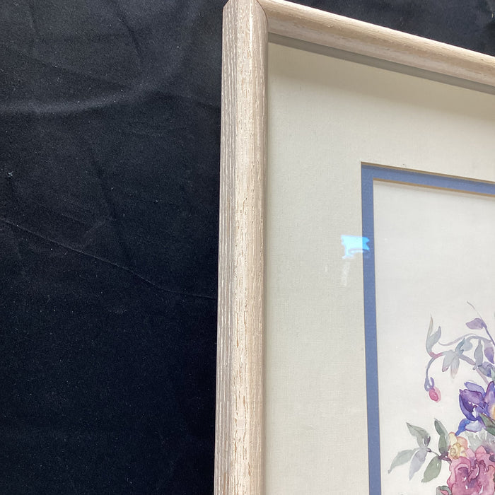 Jodi Jensen Signed "Pick of the Day" Print In Light Wood Frame 27" x 23"