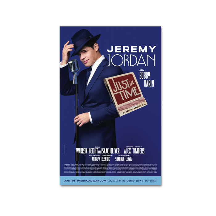 JUST IN TIME Jeremy Jordan Windowcard