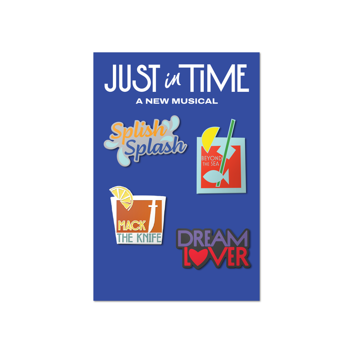 JUST IN TIME Song Titles Pin Set