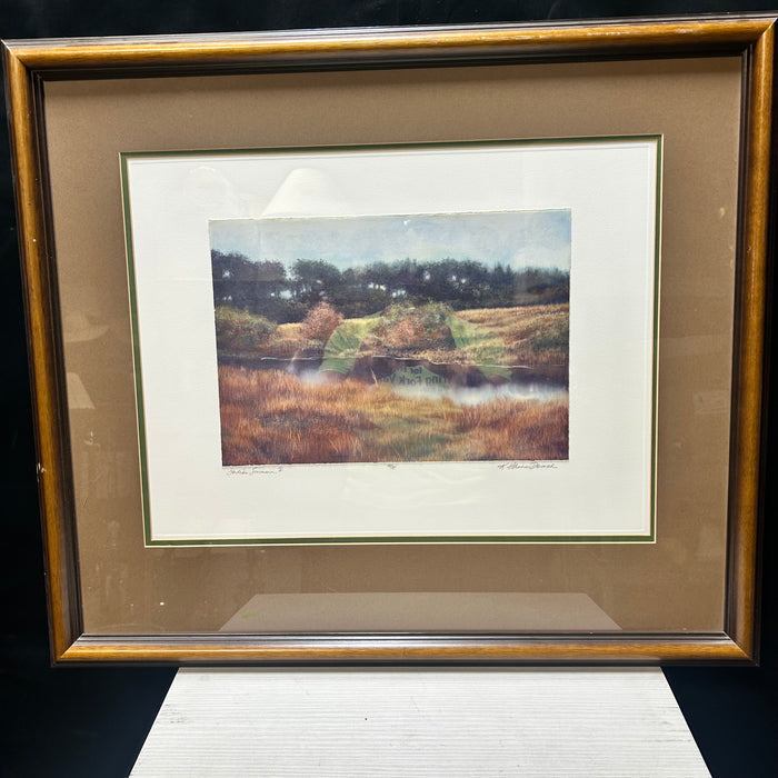 K. Haines Dench " Indian Summer Signed 48/95 " 29"x 25"