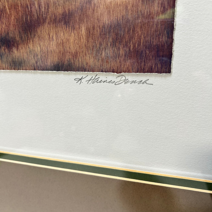 K. Haines Dench " Indian Summer Signed 48/95 " 29"x 25"