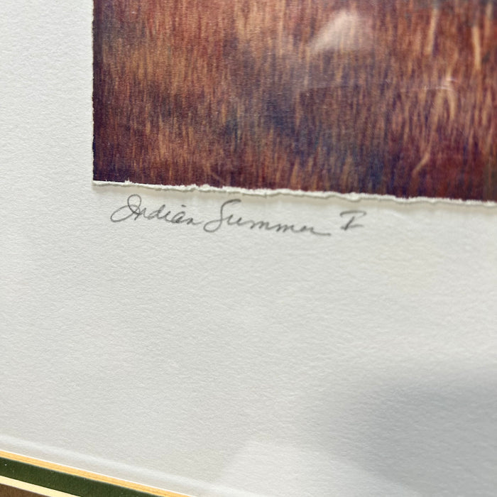 K. Haines Dench " Indian Summer Signed 48/95 " 29"x 25"