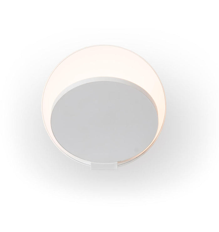 Koncept Gravy Wall Sconce - Matte White Body, Matte White plates - Hardwire