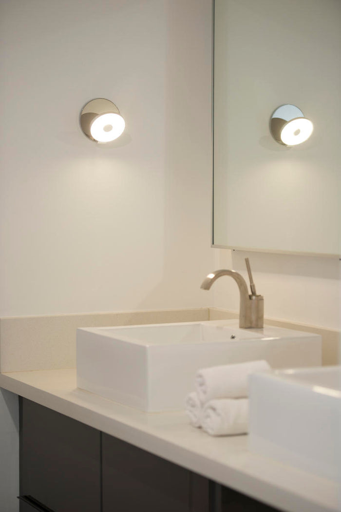 Koncept Gravy Wall Sconce - Matte White Body, Matte White plates - Hardwire