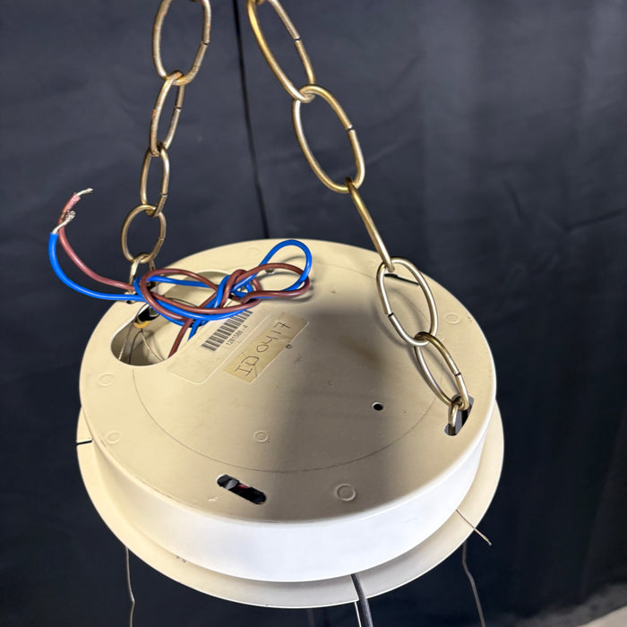 Le Deun Circle 24 LED Black Metal Suspension Ceiling Pendant 24" Diameter x 36"