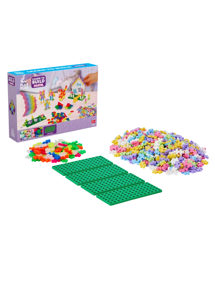 Learn to Build - Pastel - 600 pcs