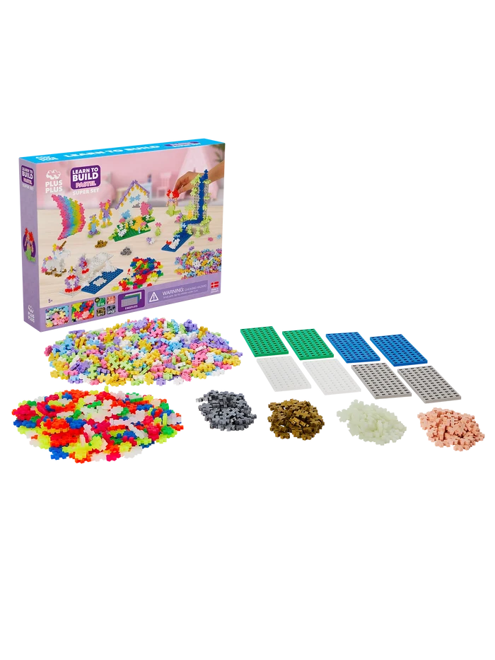 Learn to Build - Super Set Pastel - 1200 pcs